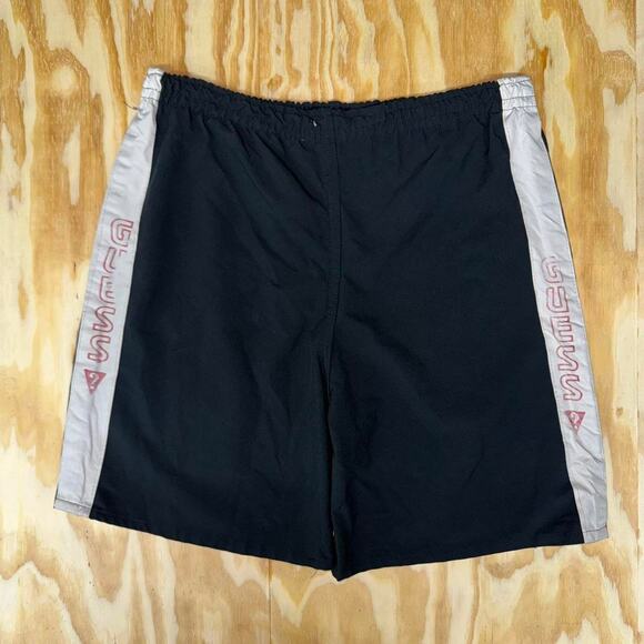 Vintage y2k guess vertical spellout faded 1990s shorts - Picture 1 of 5